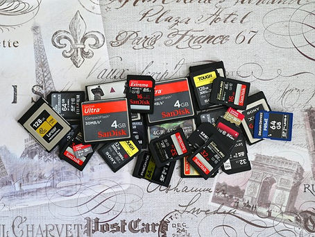 Memory Card History for Camcorders and Cameras