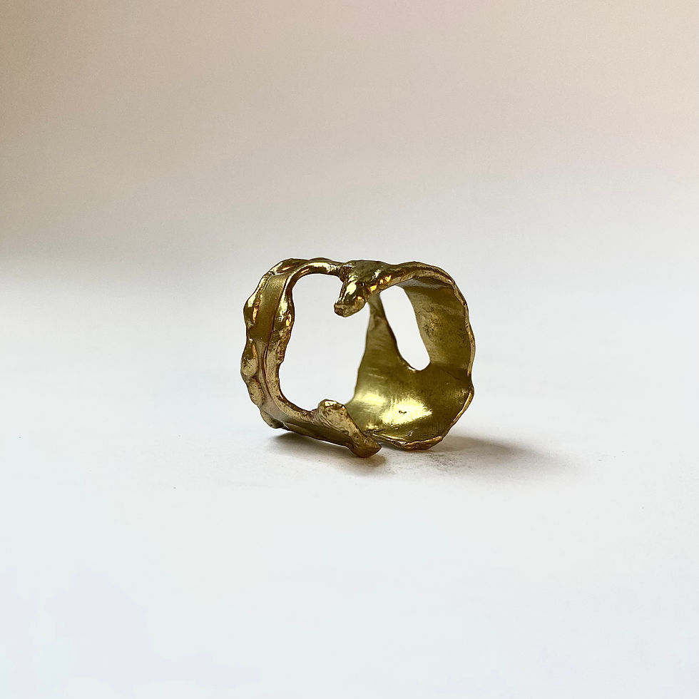Miniature : Bague en laiton 