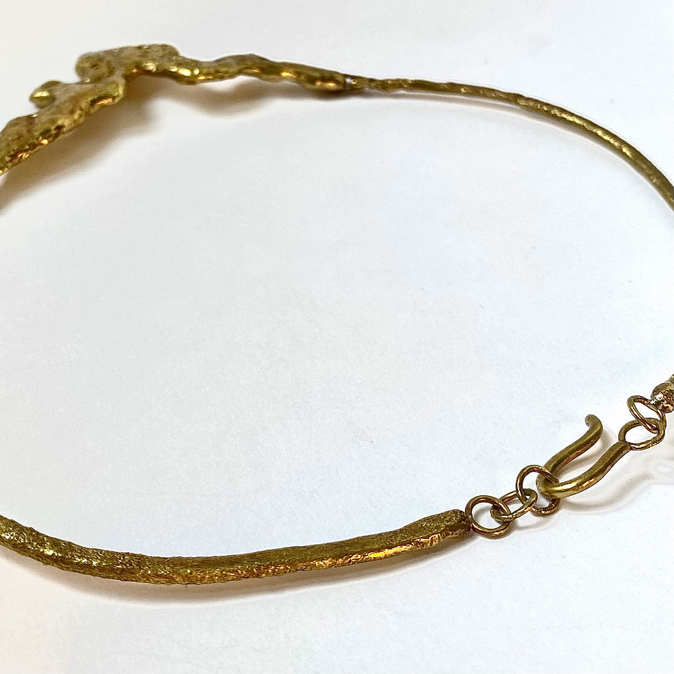 Miniature : Collier en laiton 