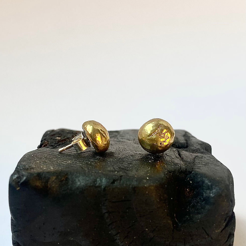 Miniature : Boucles d’oreilles en laiton 