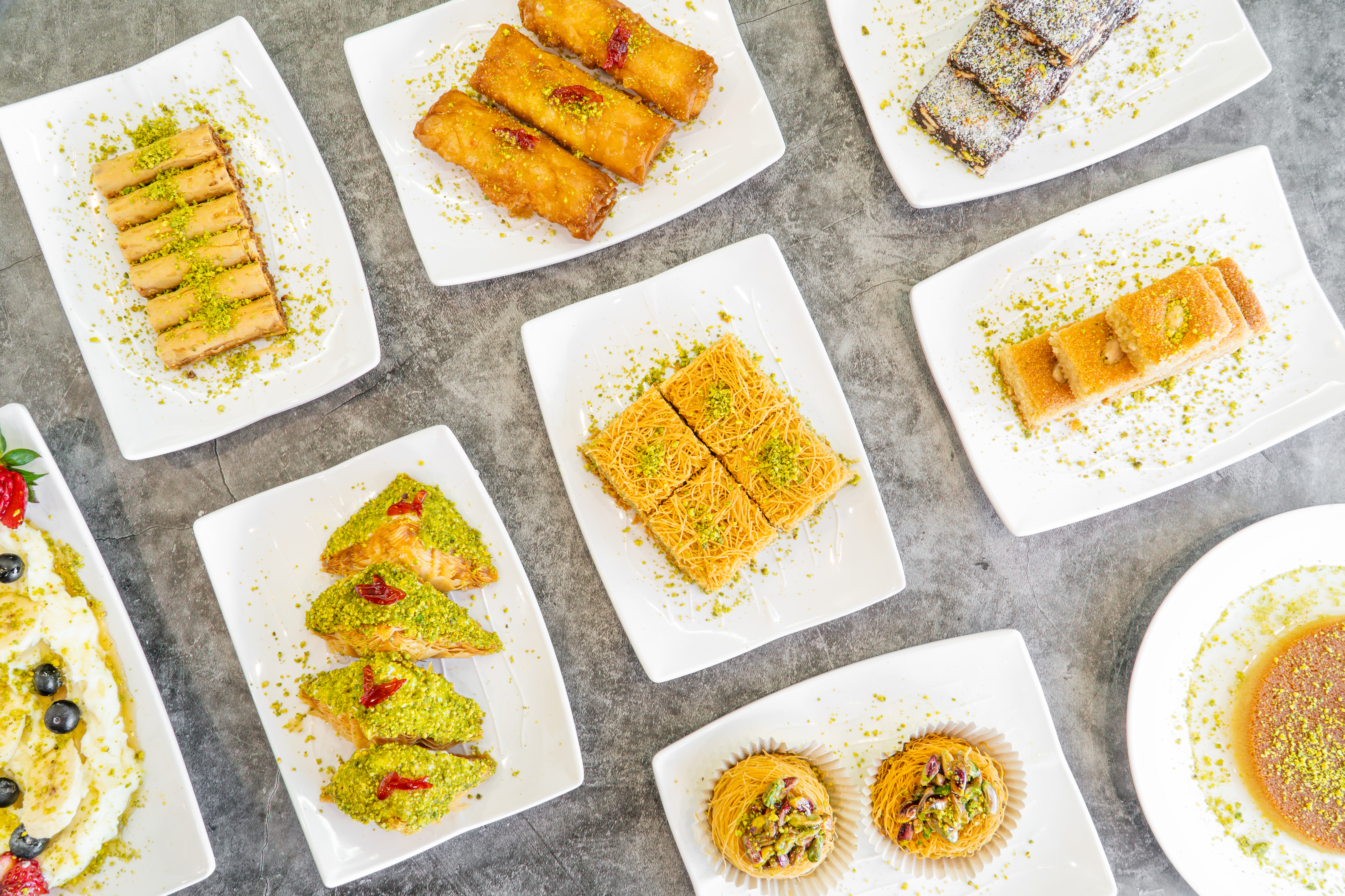 Arranged Food and Objects