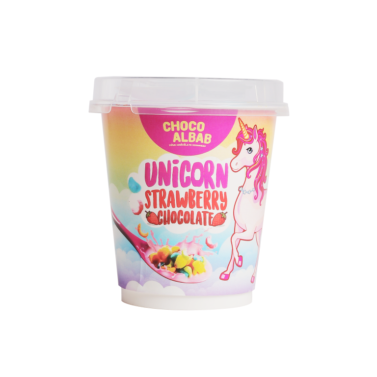 Unicorn Strawberry Choco Tub
