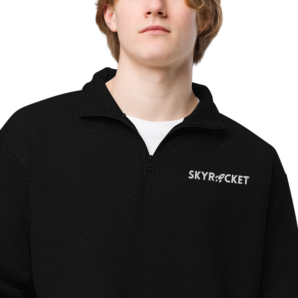 Thumbnail: SkyRocket Unisex Fleece Quarter-zi