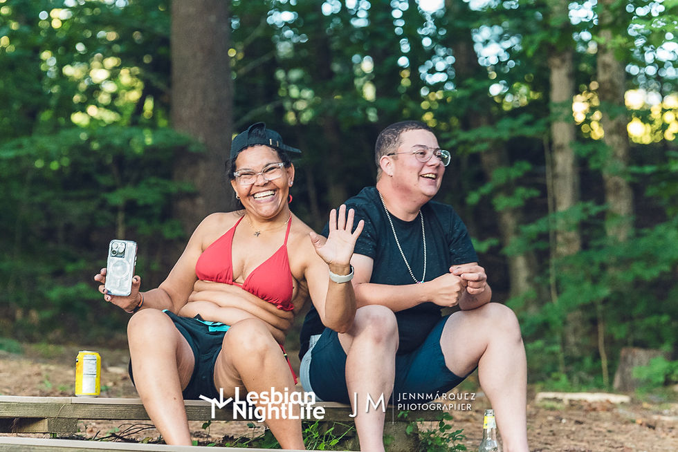 smiling lesbian at stargazefestival