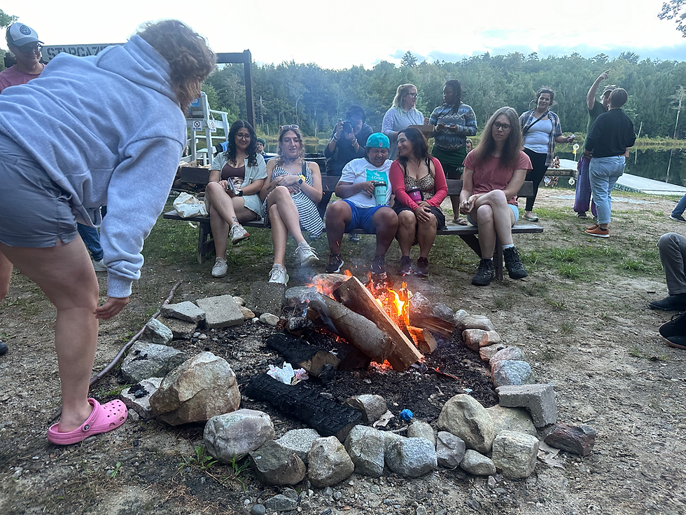 camp fire at stargaze festival