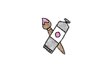 paint and paintbrush, miscellaneous