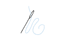 needle and thread, fiber