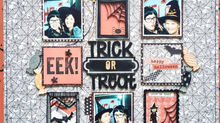 Trick Or Treat Halloween Layout with Tarrah