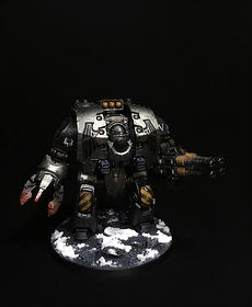 Leviathan Dreadnought Iron Warriors Space Marines 40k 30k Horus Heresy BBS Miniature Painting Commission Service