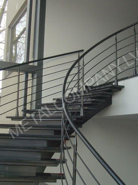 Outdoor - metal stairs made using hot galvanizing technology no. 17
