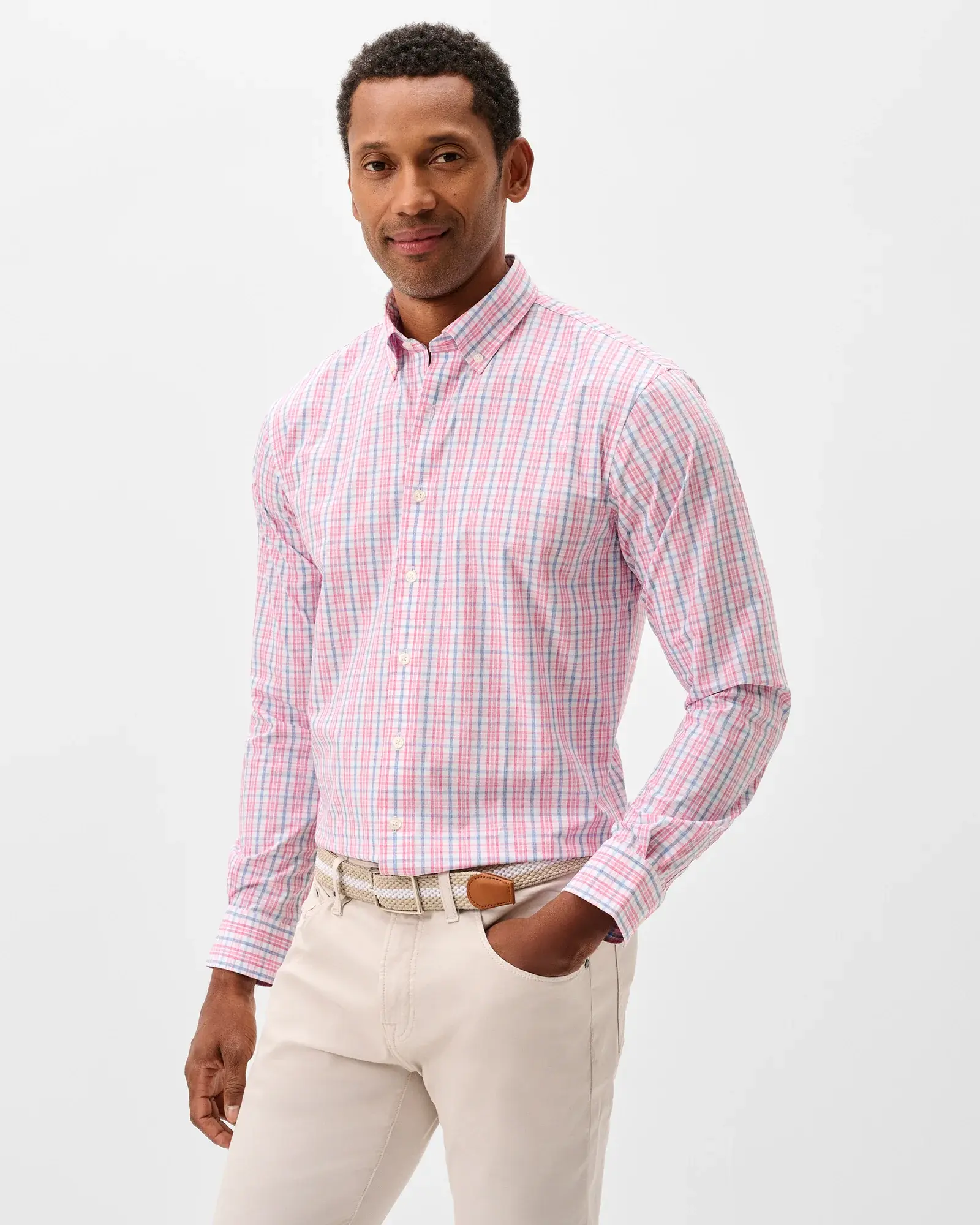 Johnnie-O Tinsley Performance Button Down Sportshirt