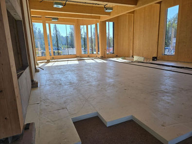 Spriegotās betona grīdas