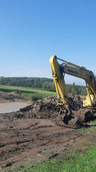 Dīķu un grāvju rakšana Vidzemē