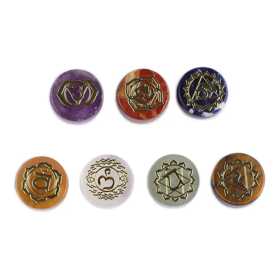Miniatura: Set of 7 Pieces Natural Stones