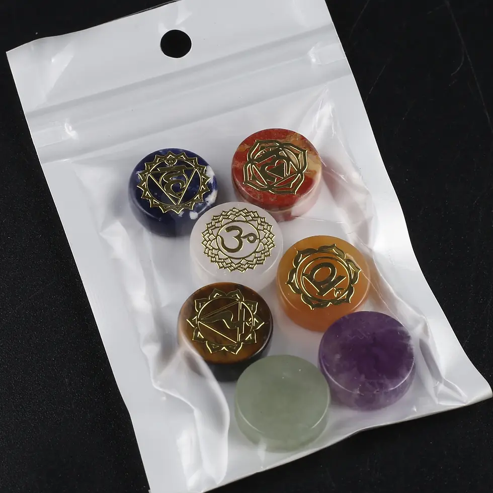 Miniatura: Set of 7 Pieces Natural Stones