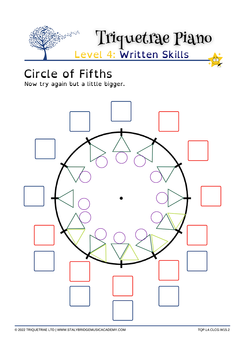 Circle of Fifths Worksheets