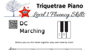 Fluency Level 1 Piano: D and C Walking