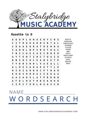 Fun Stuff: Word Searches
