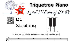 Fluency Level 1 Piano: D and C Strolling
