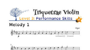 TQV Level 3 Violin: Melody 1