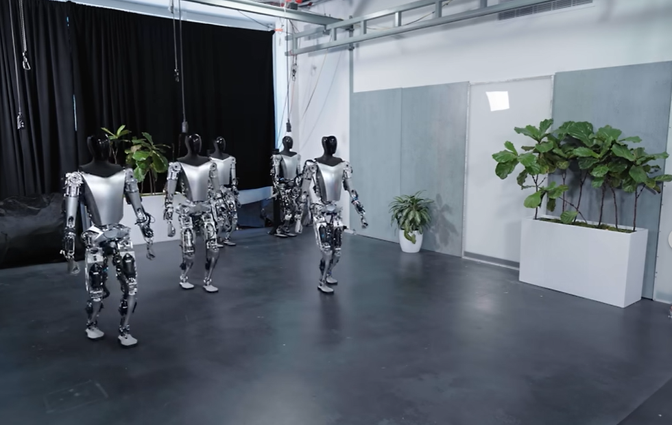 TESLA Robots... E os aperfeiçoamentos continuam....
