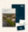 Print design of business cards and magazine