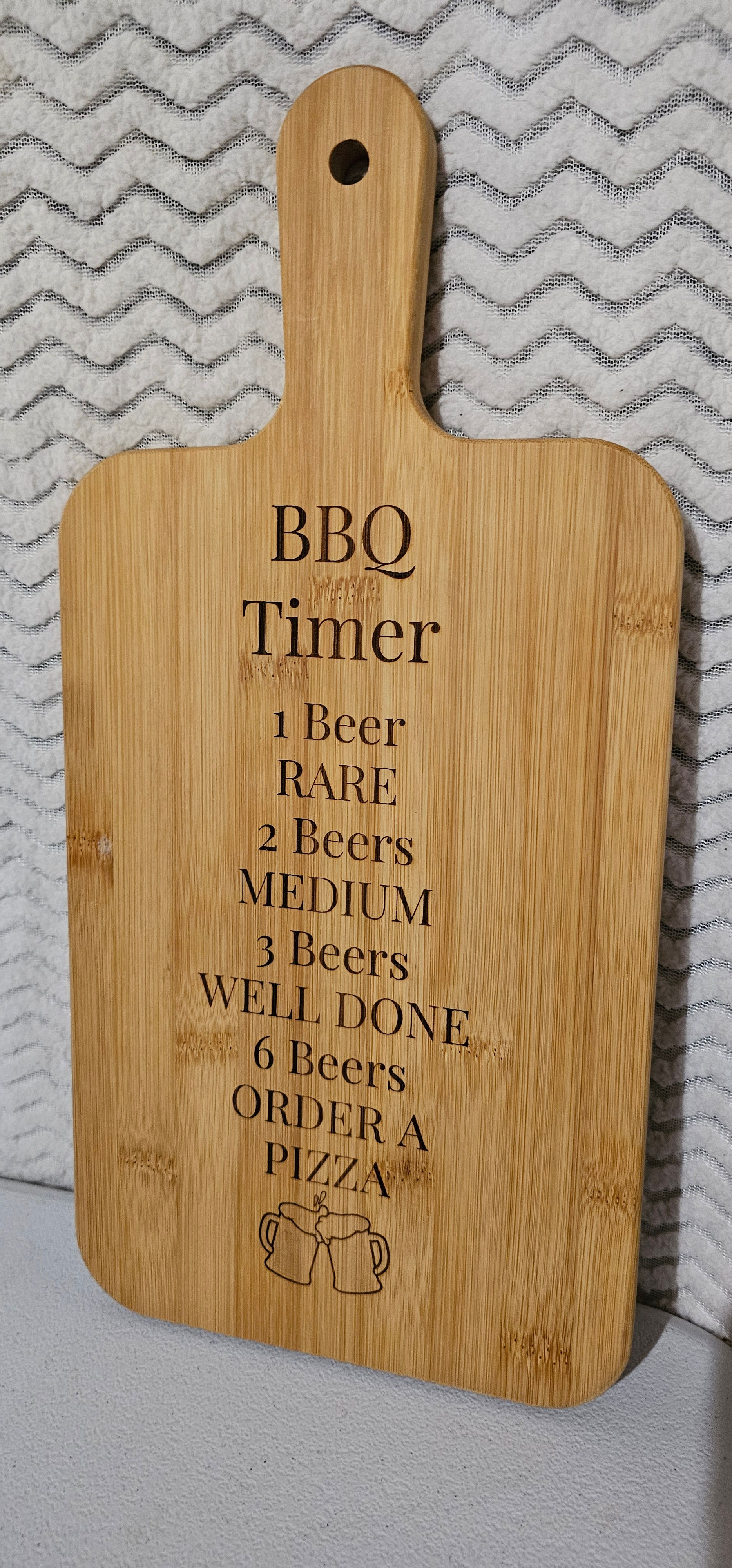 Bamboo cutting board 15.5inx7.5inx.5in