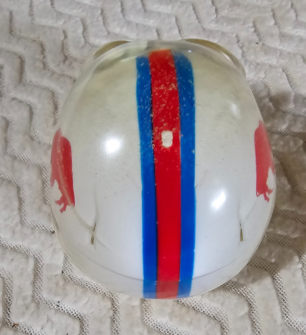 Thumbnail: Skull with vintage Buffalo Bills helmet