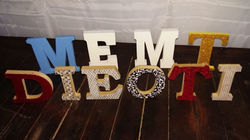 Letras de madeira
