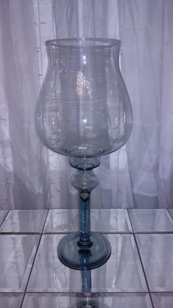 Vaso de vidro gigante para frutas