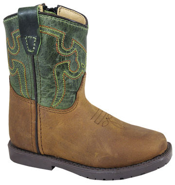 Autry Brown & Green Distress Boot