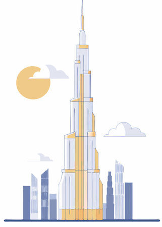 265534645-watercolor-painting-of-a-burj-khalifa-building-in-dubai-concept-illustration-art