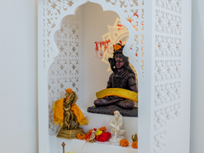 Client's New Customized Mandir — Installation Glimpses