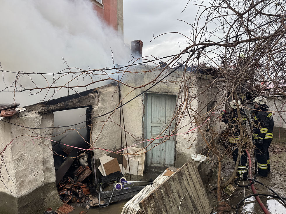 Depoda çıkan yangın söndürüldü