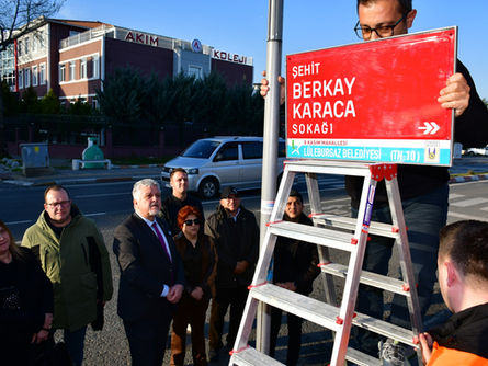 Şehidimizin adı ölümsüzleştirildi!