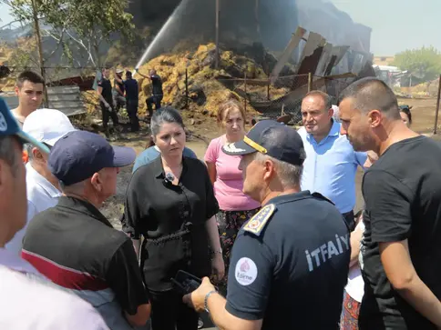 Karayusuf’a geçmiş olsun ziyareti