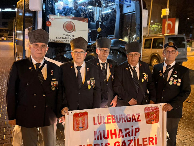 Lüleburgazlı Gaziler Kıbrıs’ta!