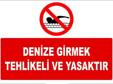 Vize Kaymakamlığından yapılan açıklamada, elverişsiz hava koşulları dolayısıyla 21-22 Haziran'da denize girilmesi yasaklandı.