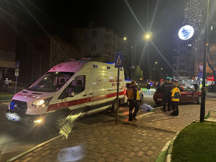 Yaya geçidinde korkunç kaza!