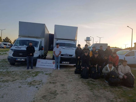 110 göçmen yakalandı