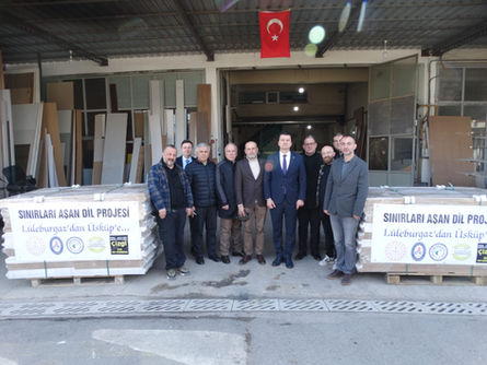 Lüleburgaz’dan Üsküp’e anlamlı destek