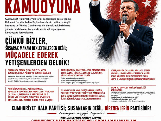 Eski başkanlardan ortak çağrı!