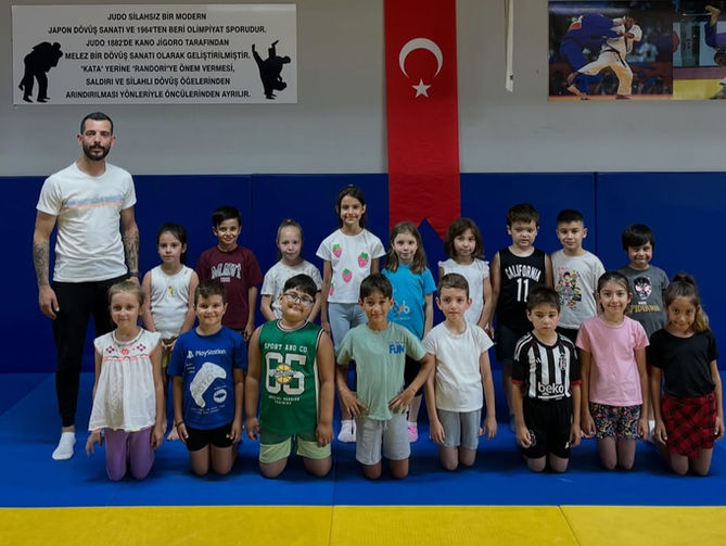 Minik judocular geleceğe hazırlanıyor