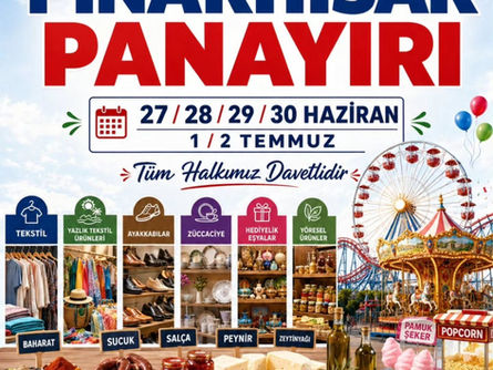 Pınarhisar Panayırı başlıyor