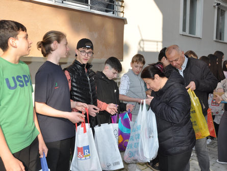 Mahallede şeker toplama coşkusu!