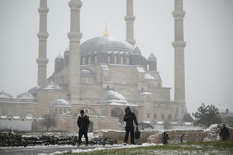 Trakya beyaza büründü!