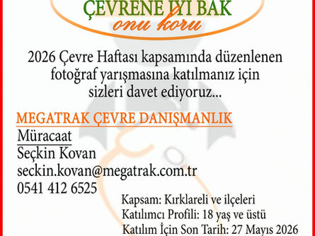 ‘Çevre Fotoğraf Yarışması’ düzenlenecek