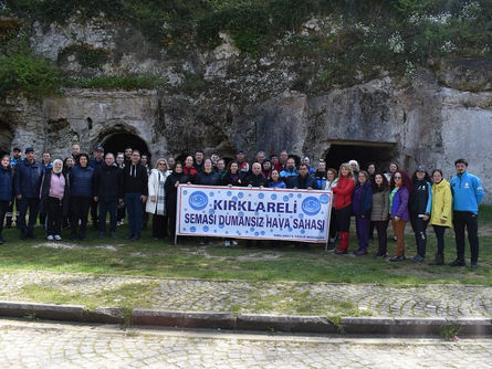 Vali doğa yürüyüşüne katıldı