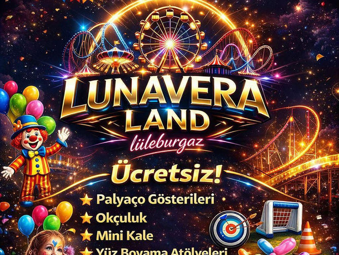 Lunaparkta bayram coşkusu!