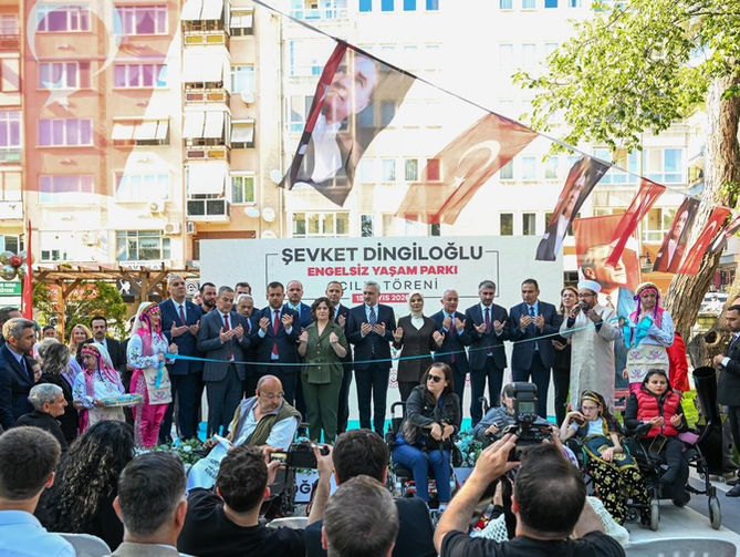 ‘Engelsiz Yaşam Parkı’ açıldı